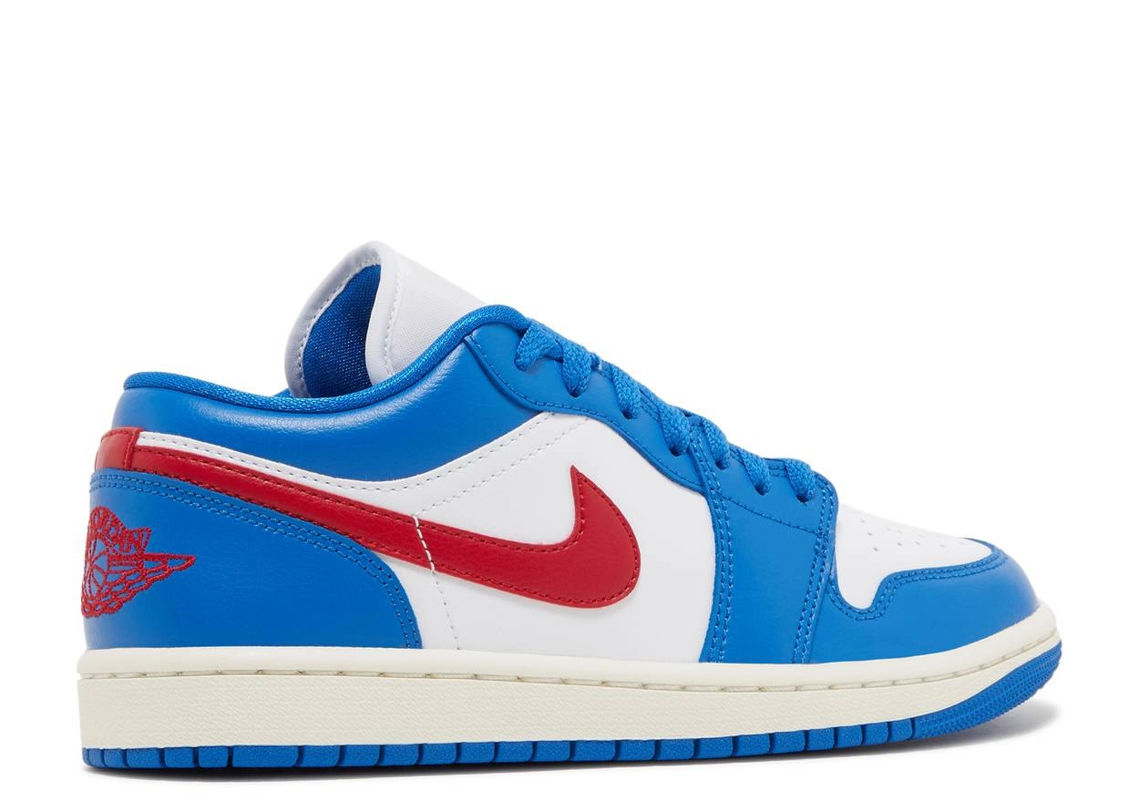 Air Jordan 1 Low Sport Blue Gym Red фото