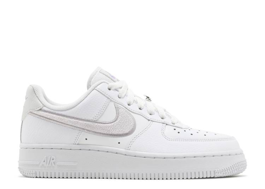 Nike af1 sales chenille swoosh