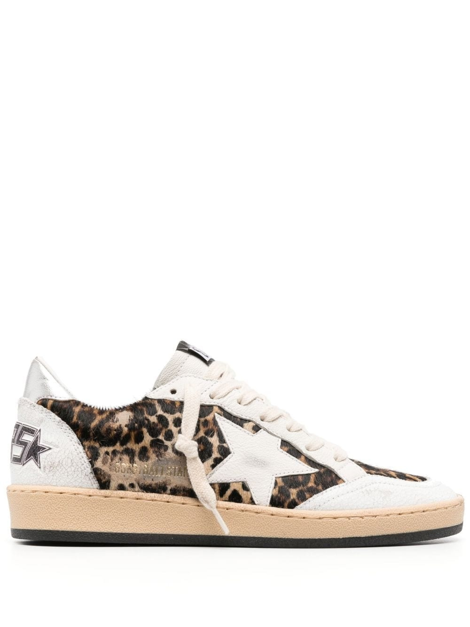 Golden Goose Ball Star leopard print sneakers GWF00117F00416281424 Meet Market