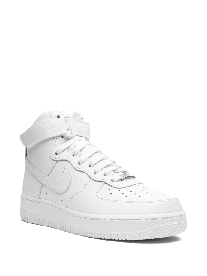 Nike air force 1 triple white high outlet tops