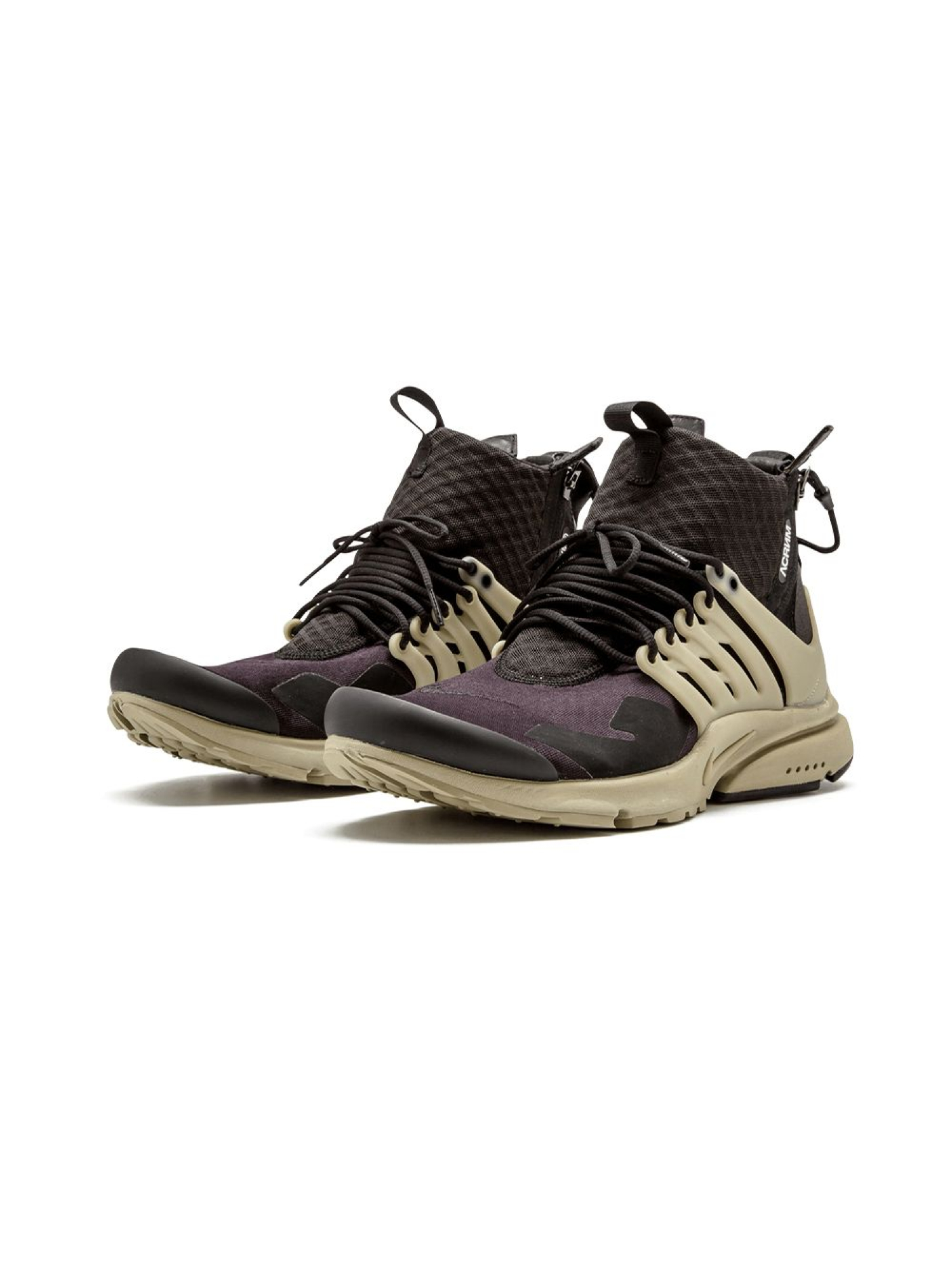 Nike air presto mid x acronym black training shoes best sale