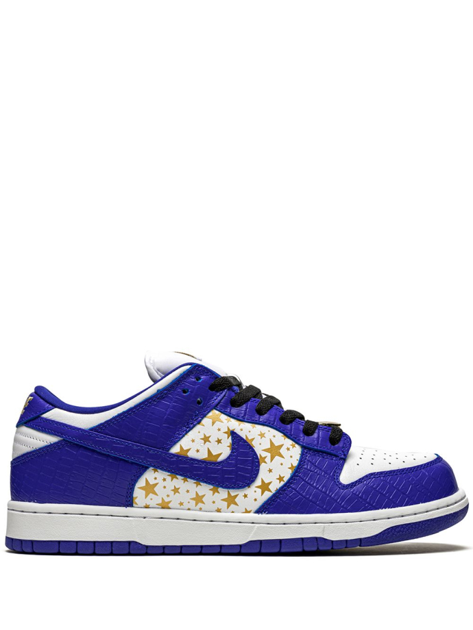 Nike X Supreme SB Dunk Low Stars Hyper Blue sneakers DH3228100 Meet Market