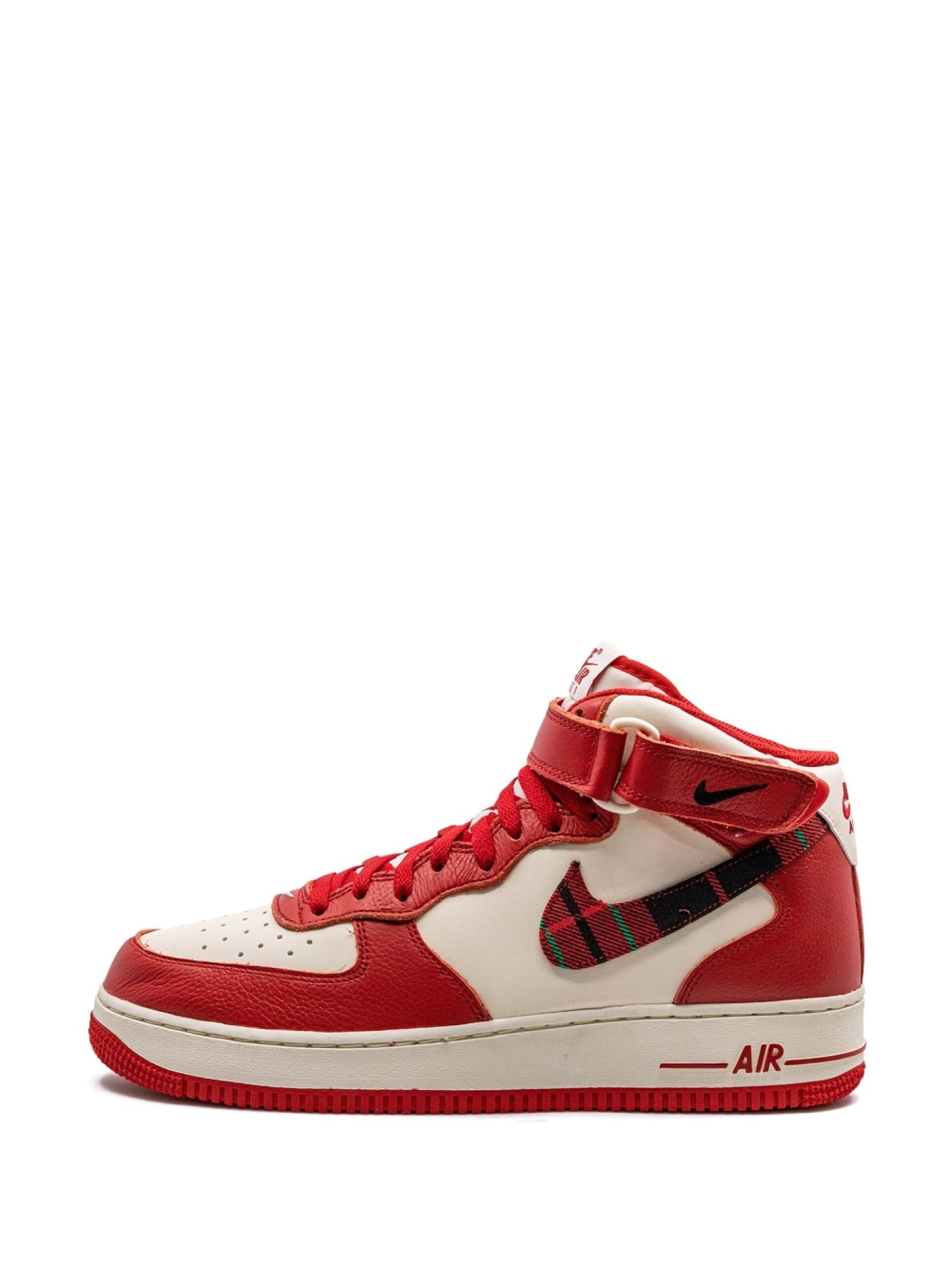 Air force 1 mid all red best sale