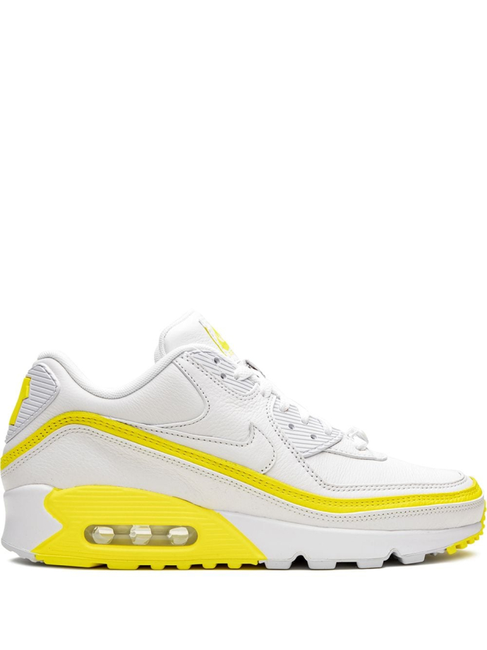 Nike X Undefeated Air Max 90 White Optic Yellow sneakers CJ7197101 Meet Market