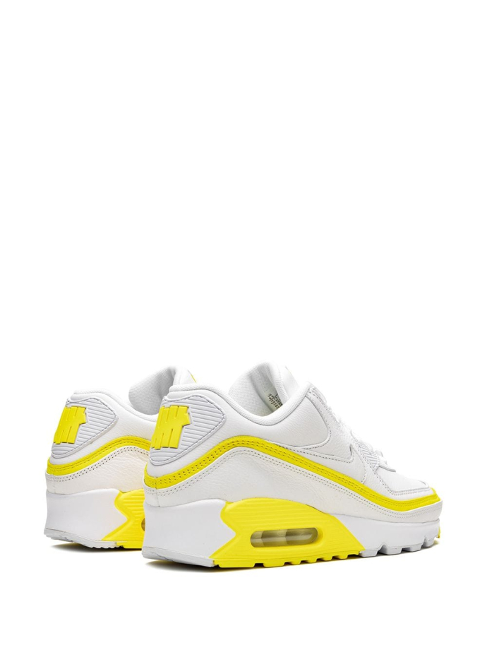 Nike air max 90 undefeated white optic yellow sales