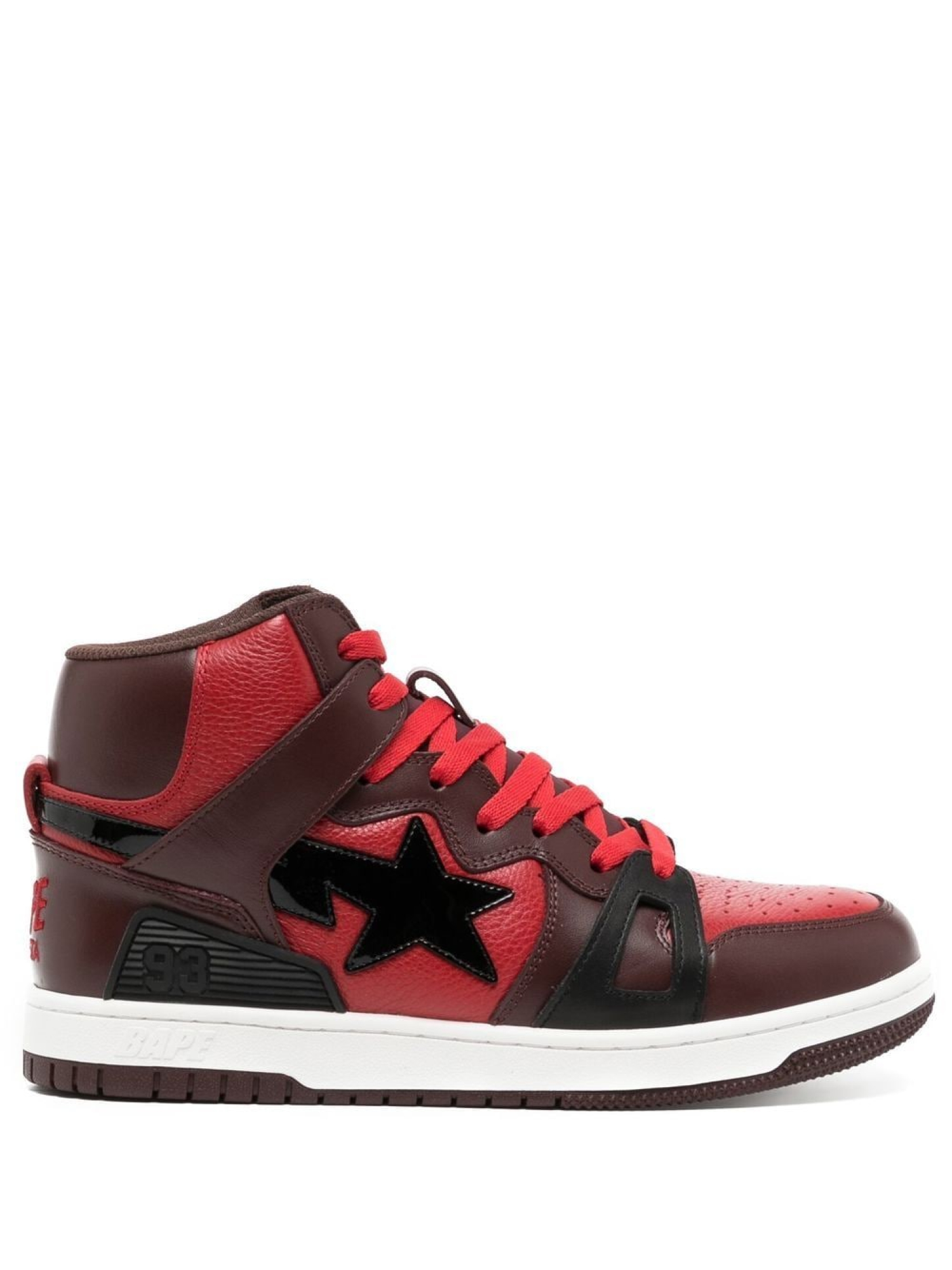 Кроссовки A BATHING APE® BAPE STA 93 HI M2 sneakers (Красные)  0ZXSHM191019KRDZ купить в Meet Market