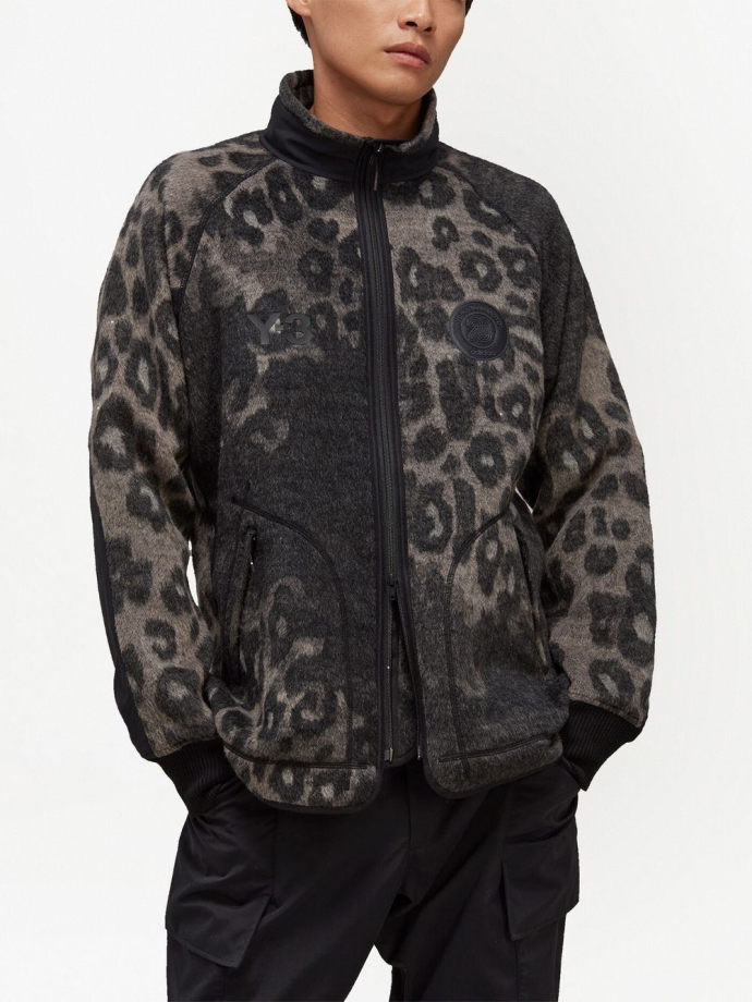 Y 3 Leopard print zip up jacket HS9927 Meet Market