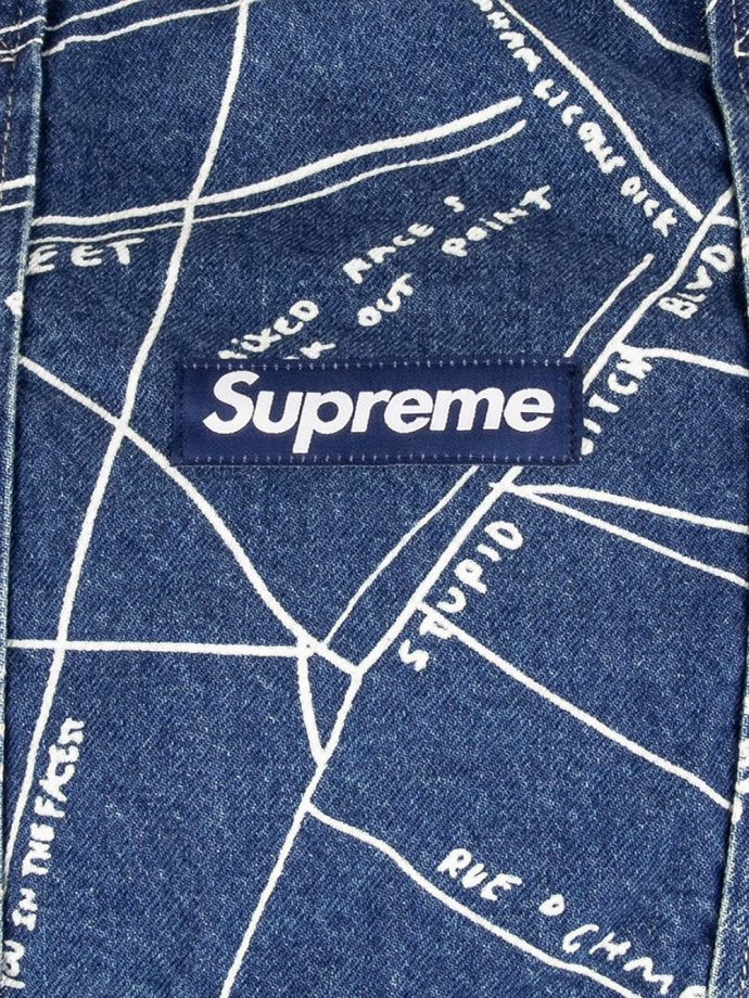 Gonz map 2025 denim tote