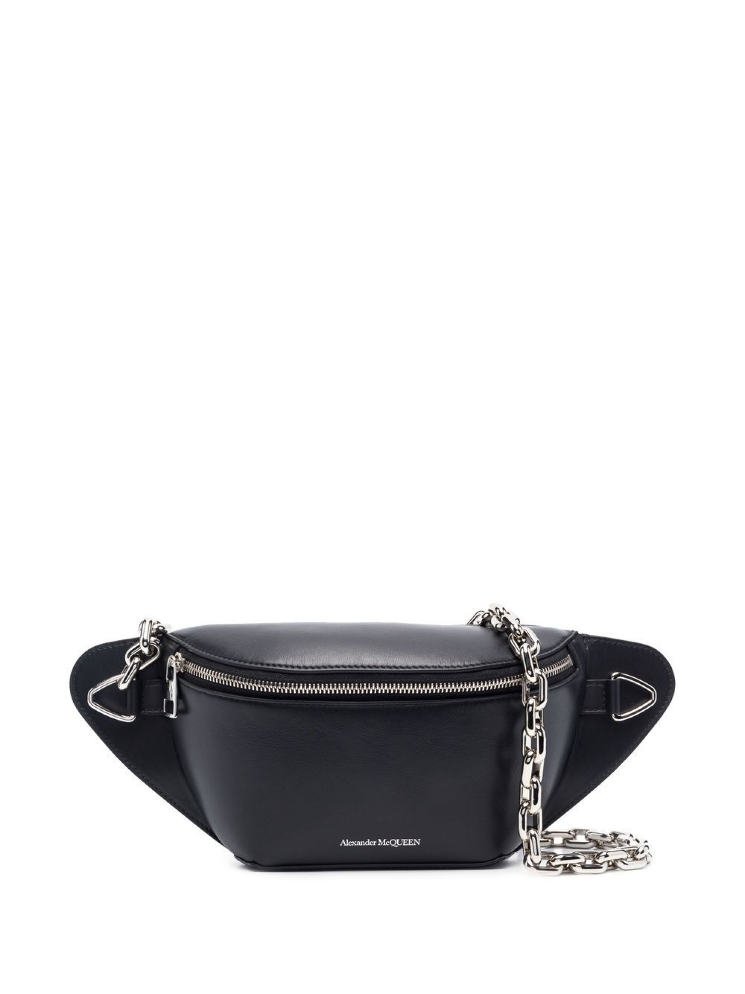 Alexander McQueen Logo embossed leather belt bag 7353171AAJO Meet Market