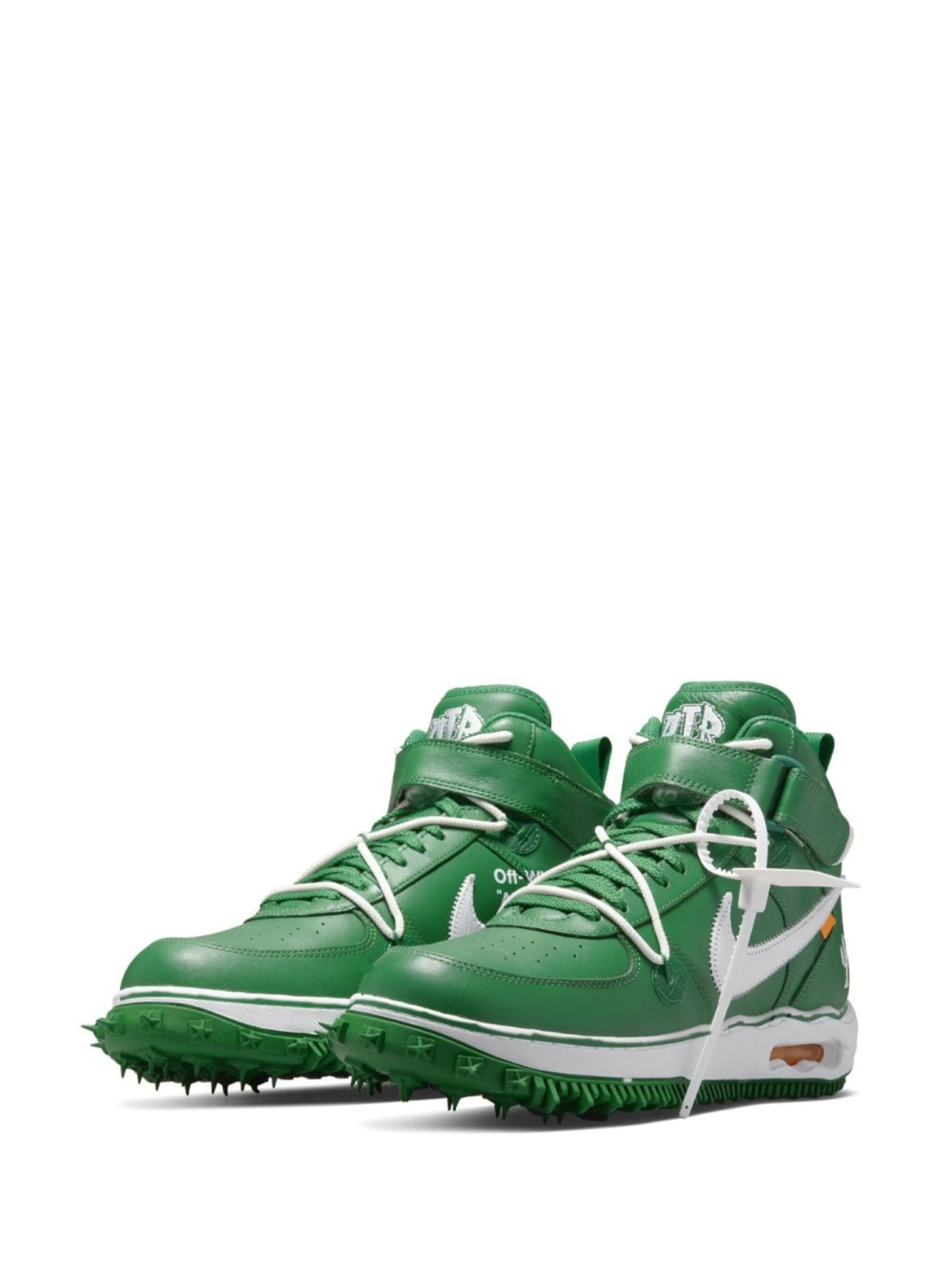 Nike air force verdes off-white best sale