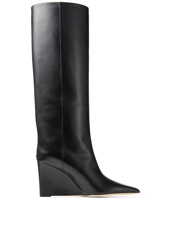 Jimmy Choo Blake 85mm knee high boots BLAKEKB85CLF Meet Market