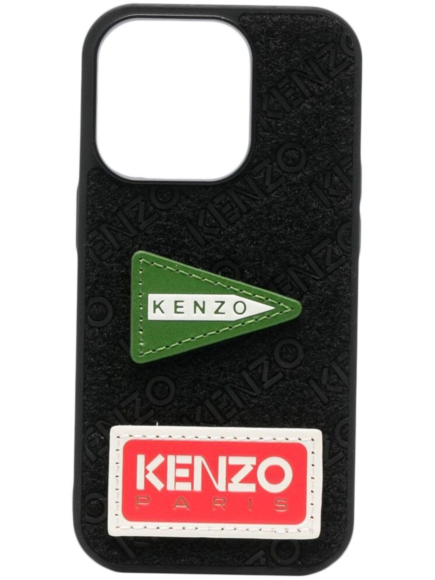 Чехлы для телефонов Kenzo Touch-strap logo-patch iPhone 14 Pro case  (Чёрные) FD5COI14PJGL купить в Meet Market