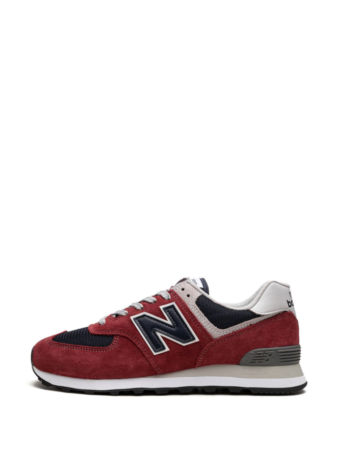 Dark red new balance 574 hotsell