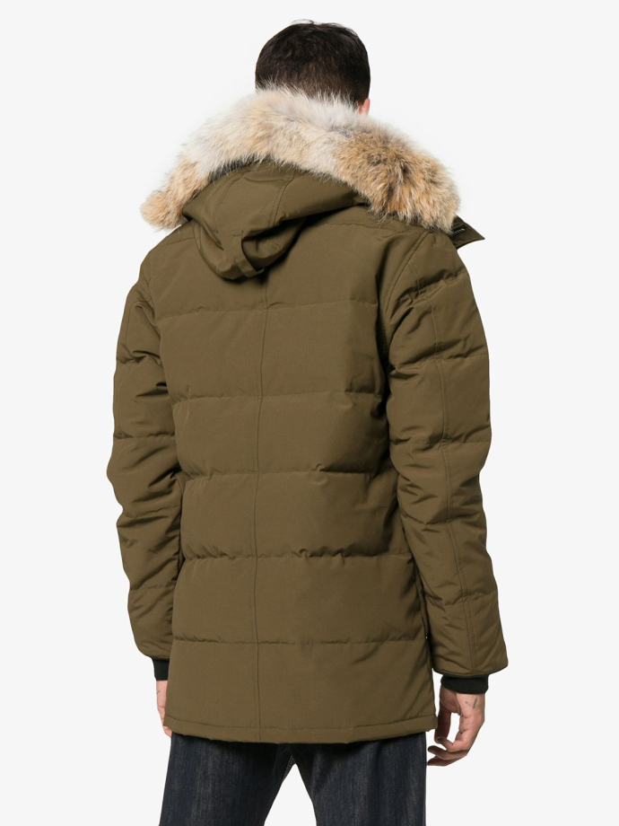 Coyote fur trim parka on sale