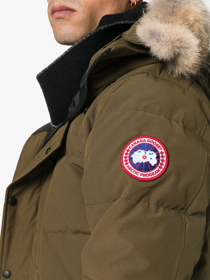 Coyote fur trim parka on sale