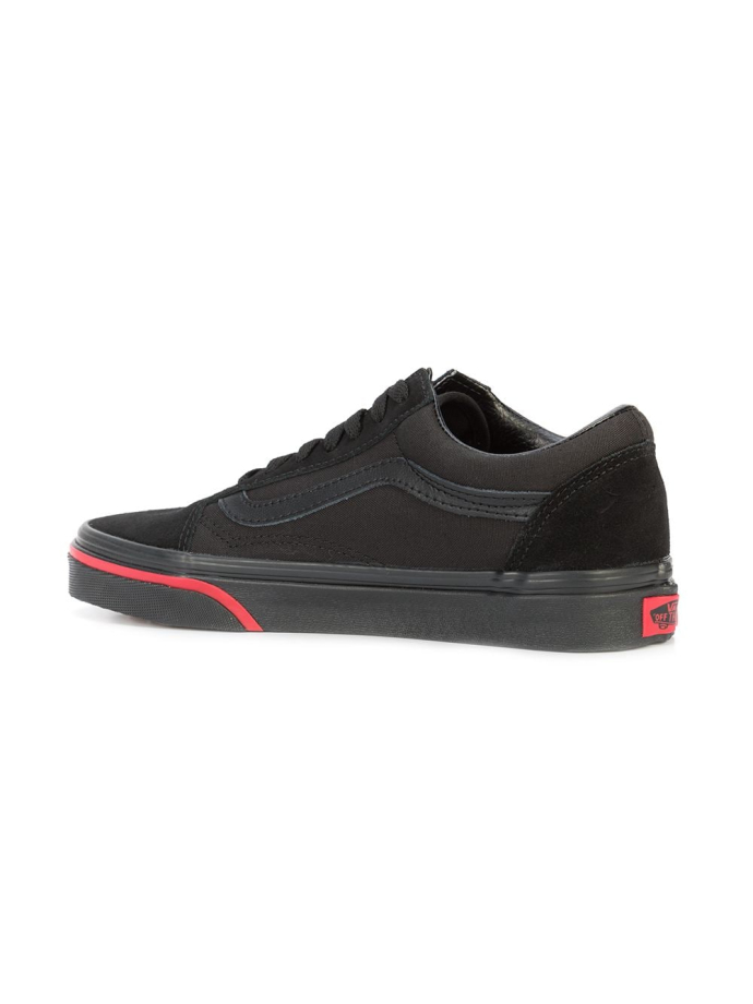 Vans flame lace up top