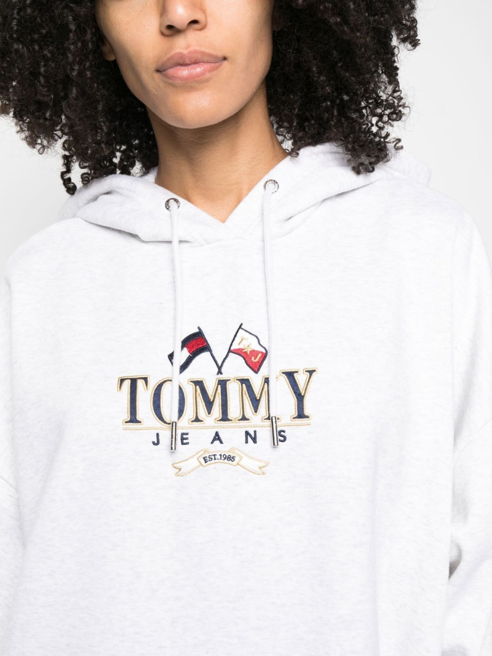 Tommy jeans store embroidered hoodie