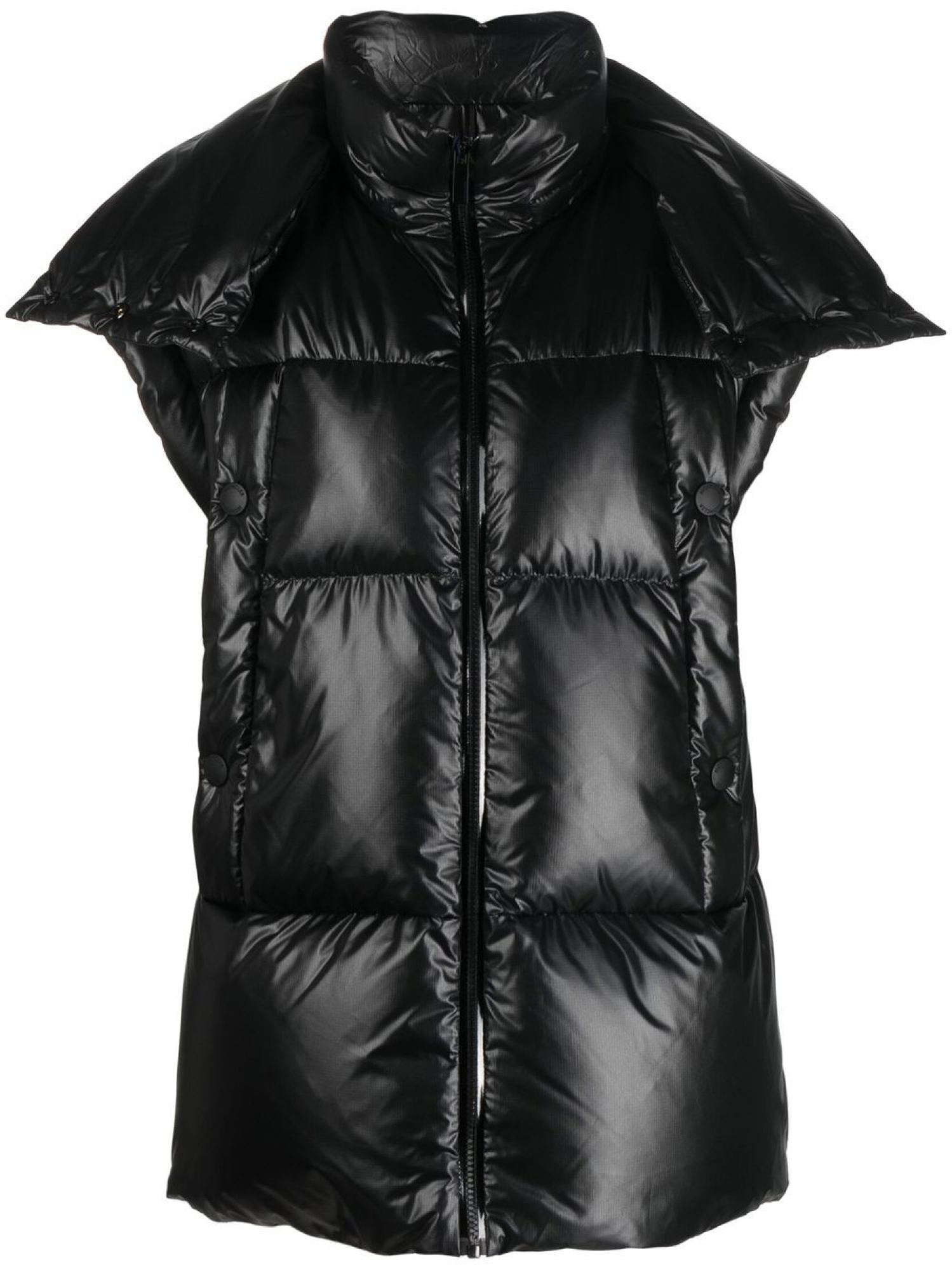 High-neck padded gilet фото