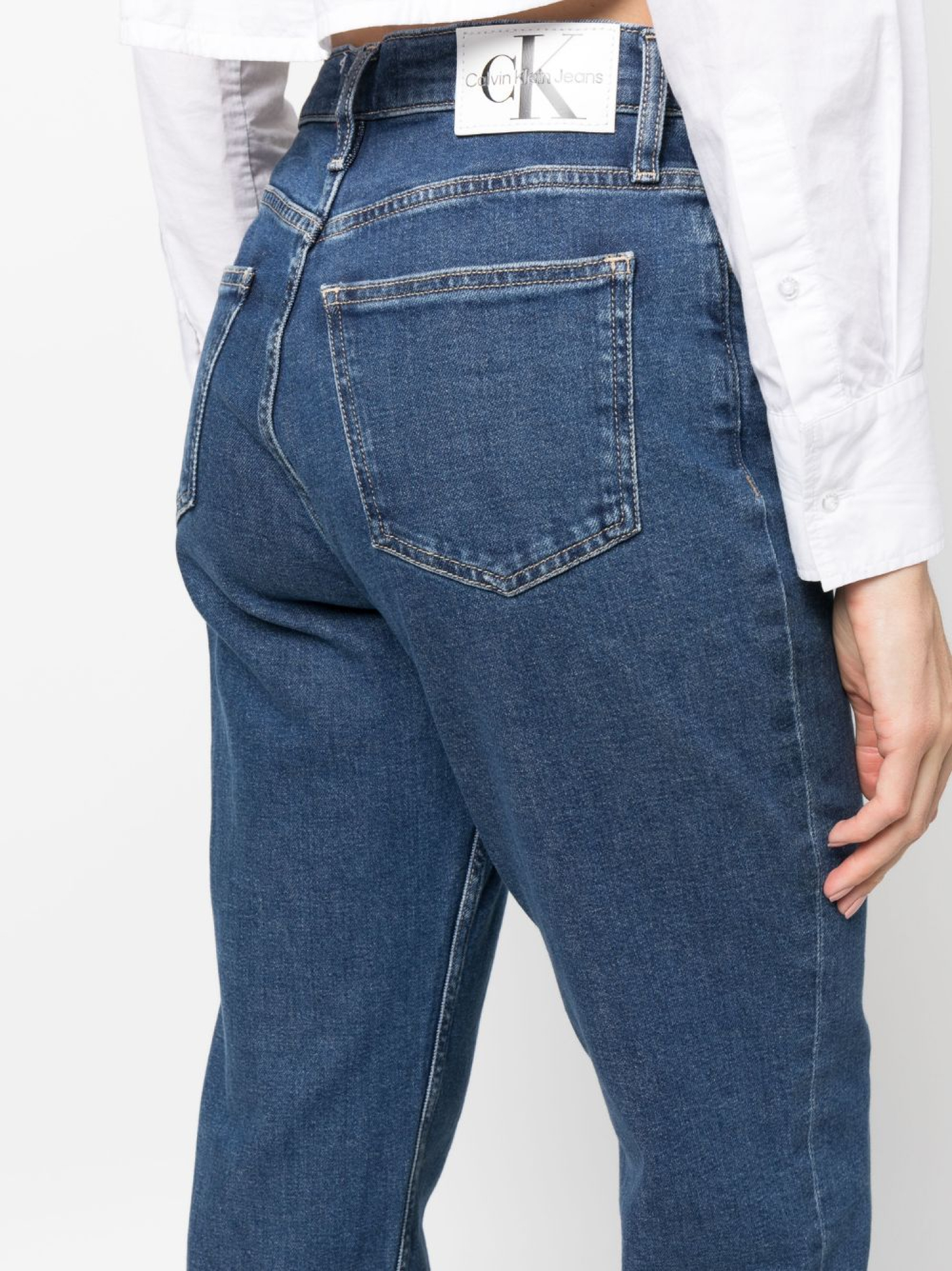 Calvin klein 2025 jeans patch