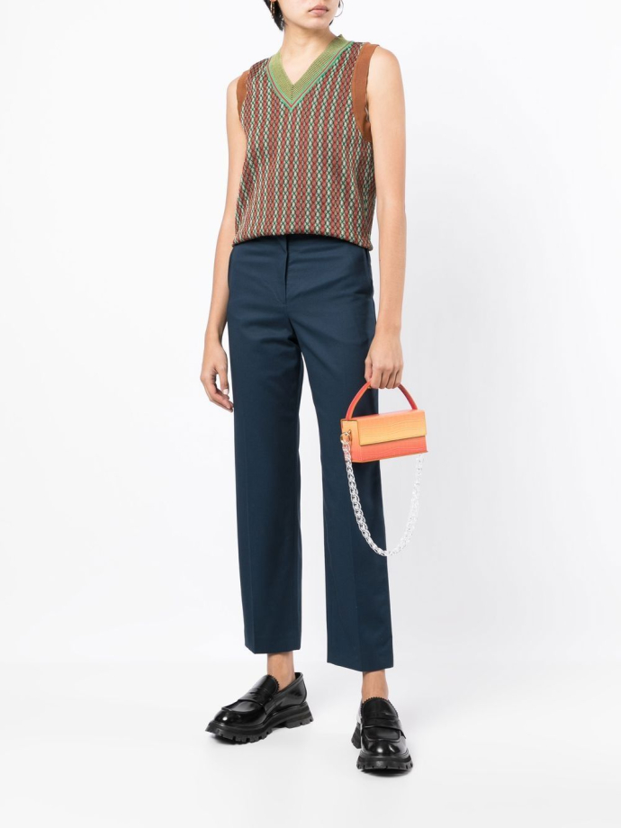 Kenzo Tailored straight leg trousers FC62PA0529RL Meet Market