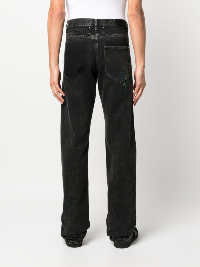 Regular Maison Margiela Paint splatter straight leg jeans S50LA0208S30842 Meet Market