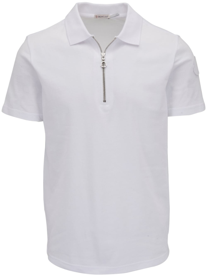 Moncler zip discount polo shirt