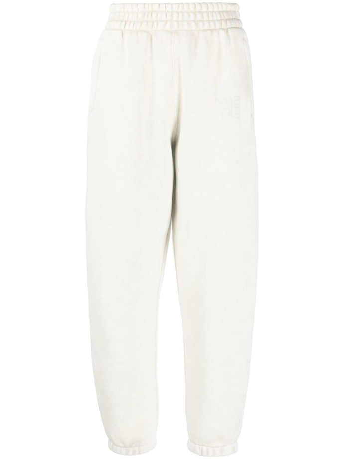 Alexander Wang Elasticated waistband cotton blend sweatpants 4CC3224348 Meet Market