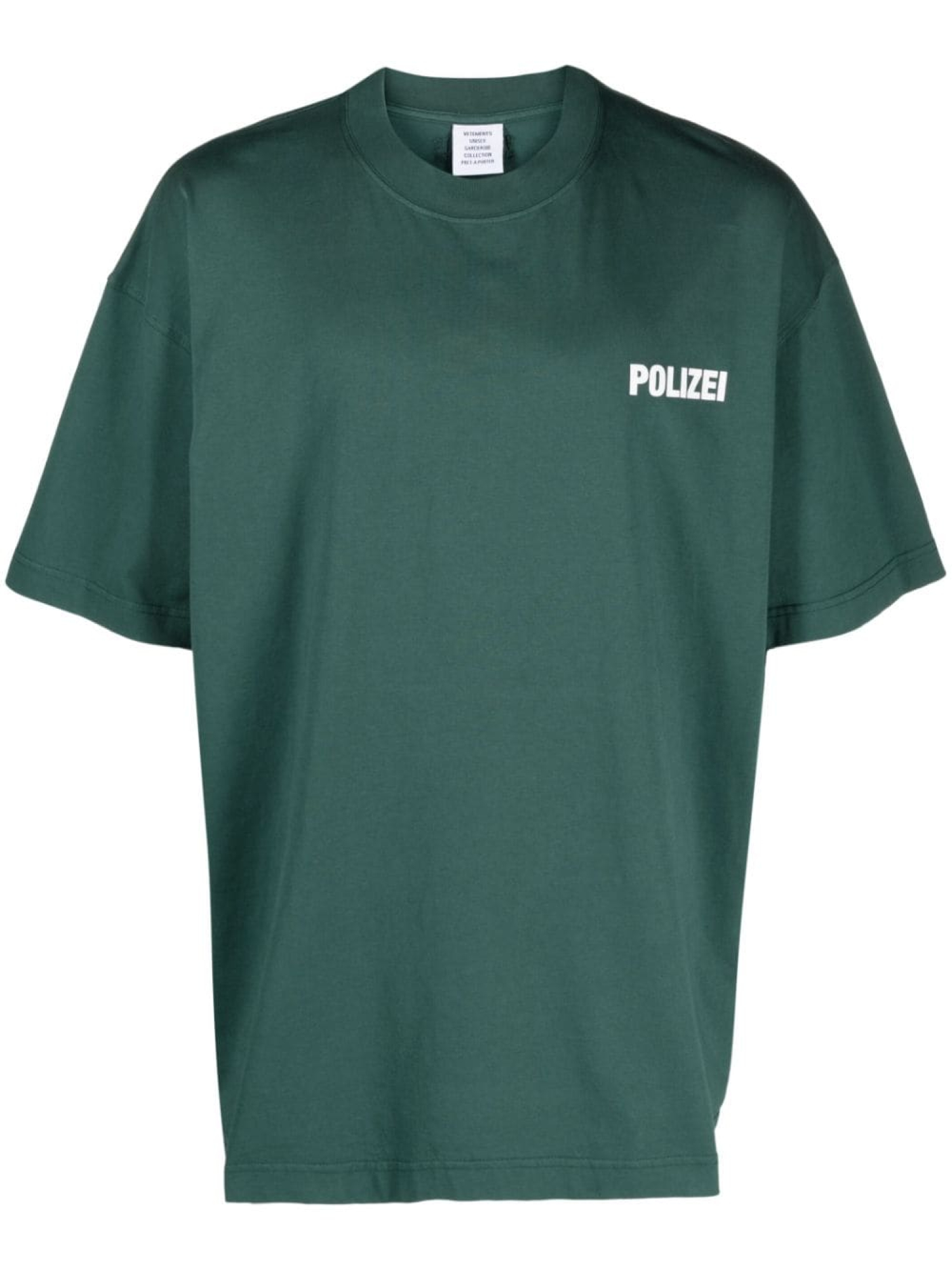 Polizei oversized cotton T-shirt фото