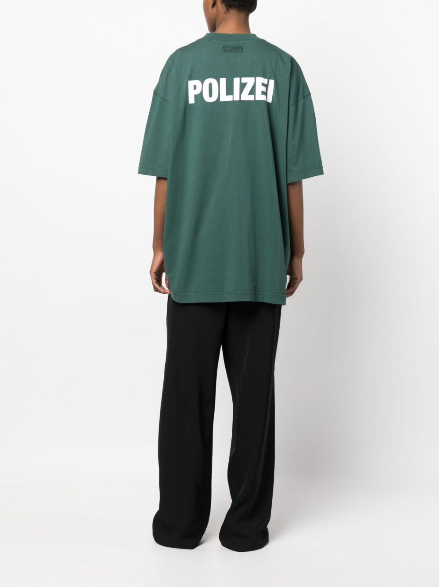 Polizei oversized cotton T-shirt фото