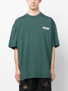 Polizei oversized cotton T-shirt фото