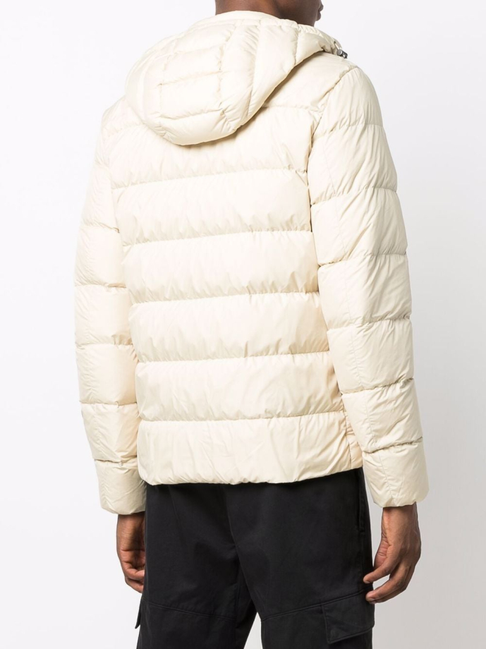 Feather hooded jacket online