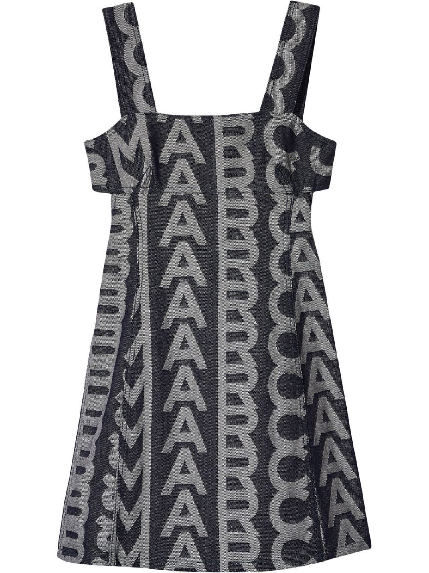 The Monogram denim cut-out dress фото