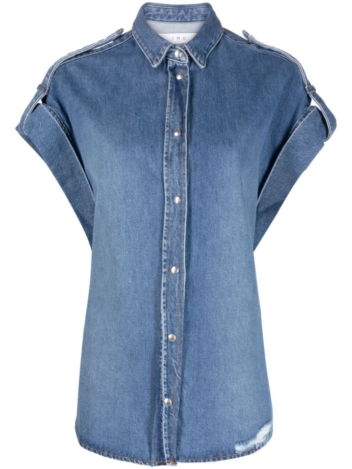 IRO Anglia sleeveless denim shirt WM18ANGLIA Meet Market