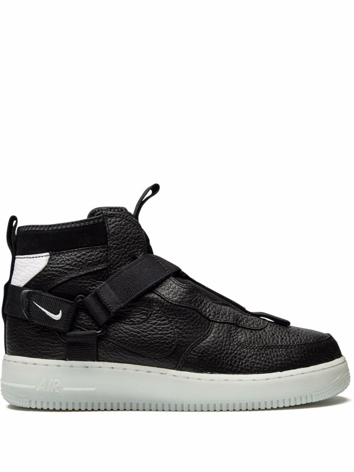 Nike air force 1 utility mid black and white sale