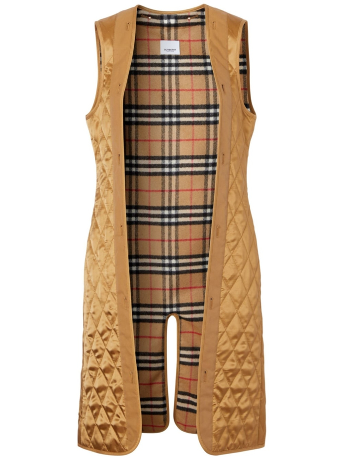 Burberry Vintage check print lined vest 8025575 Meet Market