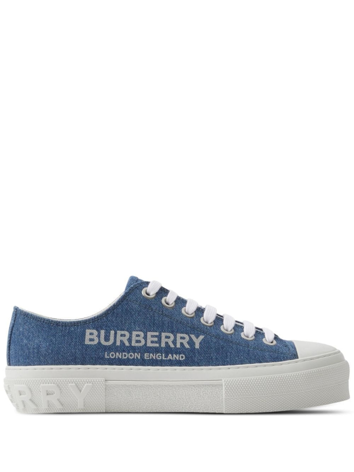 Burberry Logo print denim sneakers 8070847 Meet Market