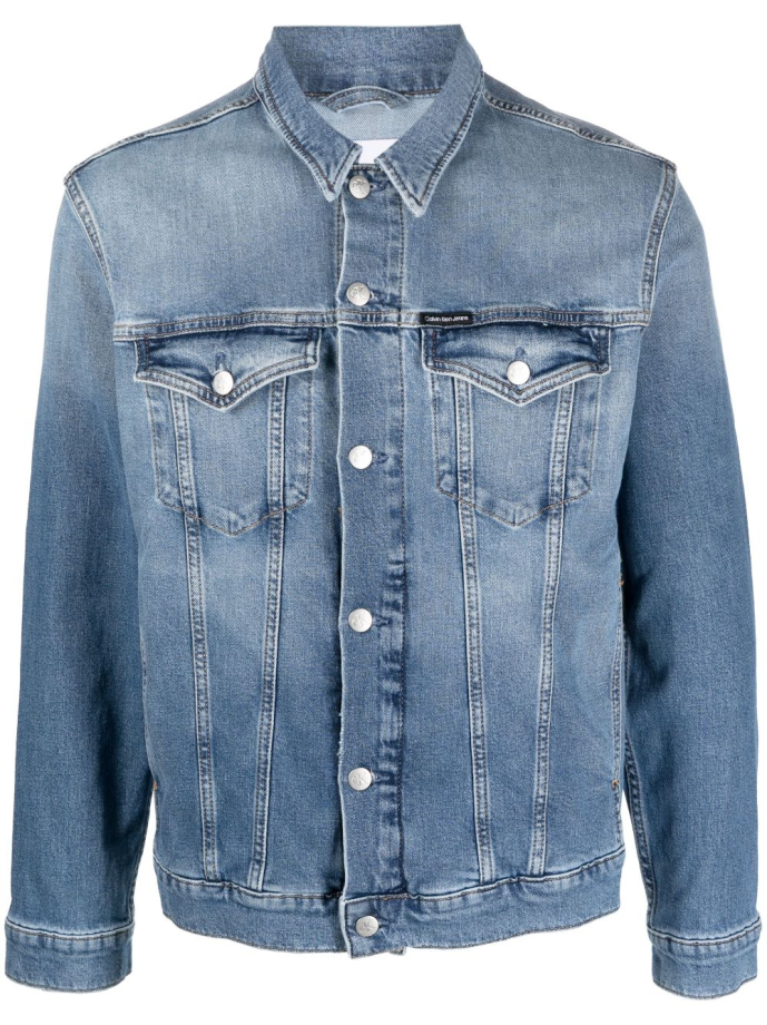 Calvin Klein Jeans Spread collar denim jacket J30J322770 Meet Market