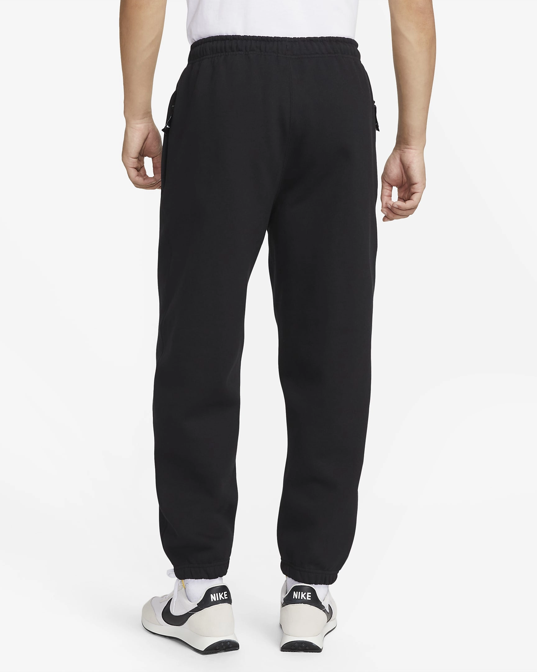 Nike black fleece pants online