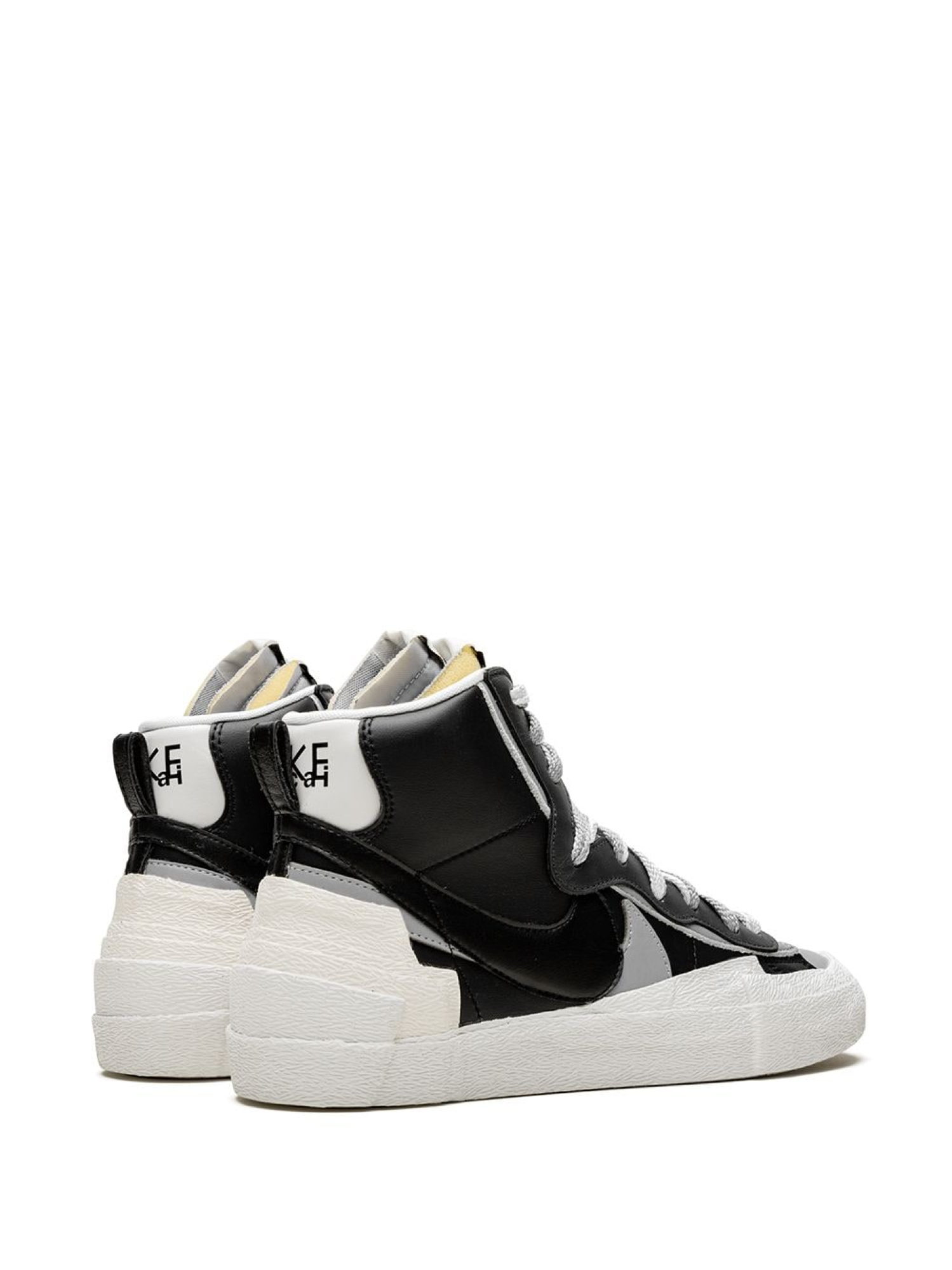 Sacai blazer cheap mid black grey