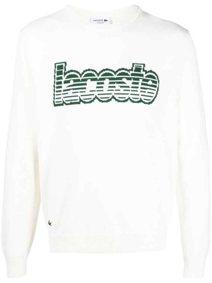 Lacoste Intarsia logo knit jumper AH6884 Meet Market