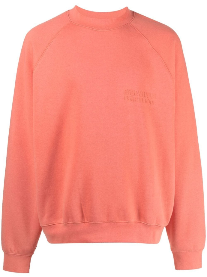 FEAR OF GOD ESSENTIALS Essentials logo print crewneck sweatshirt 192SU222042F Meet Market