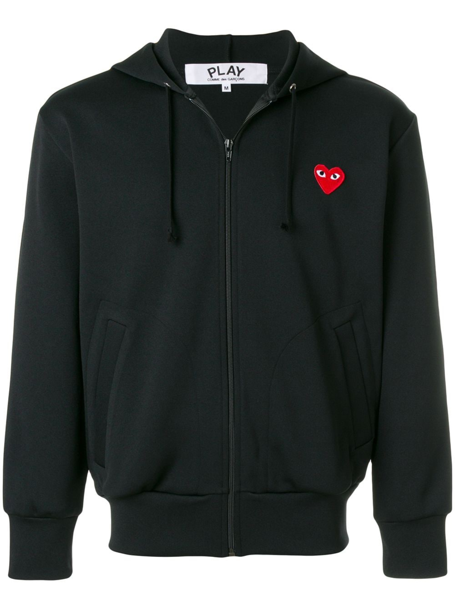 Comme Des Garcons Play Heart patch zip up hoodie P1T1721 Meet Market