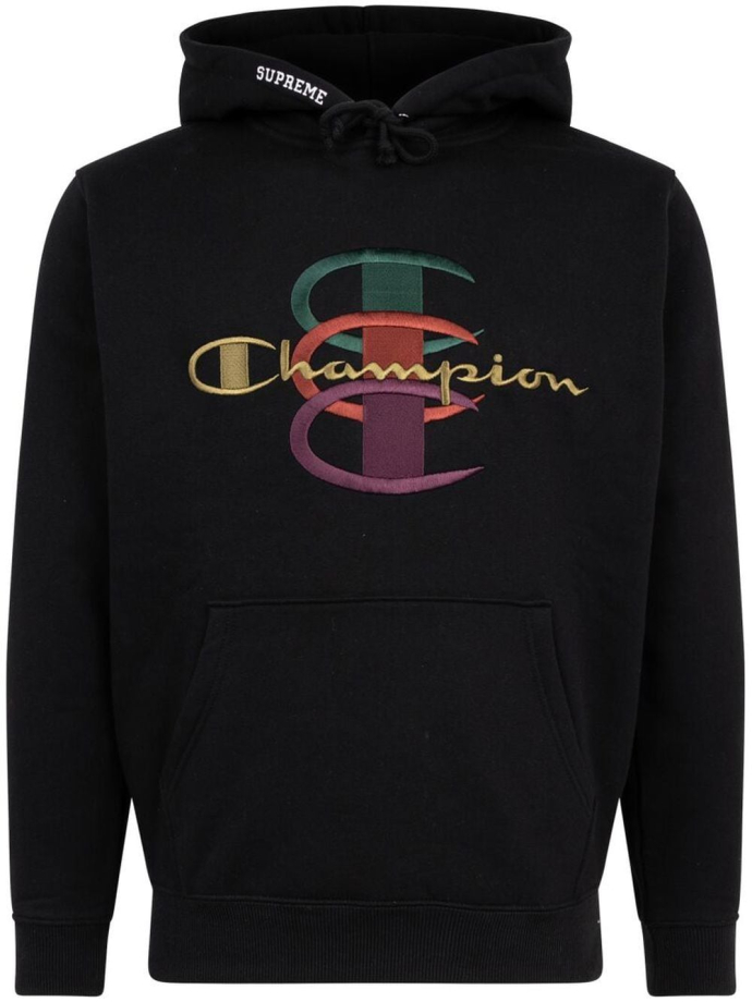 Champion and supreme hoodie sale