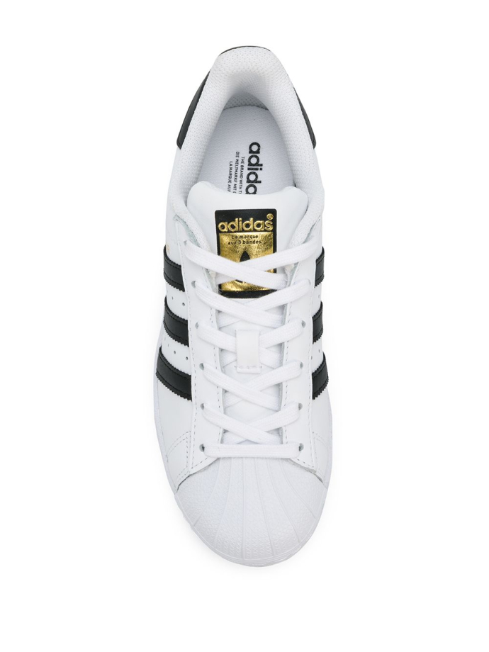 Adidas Superstar White Black Gold sneakers C77124 Meet Market