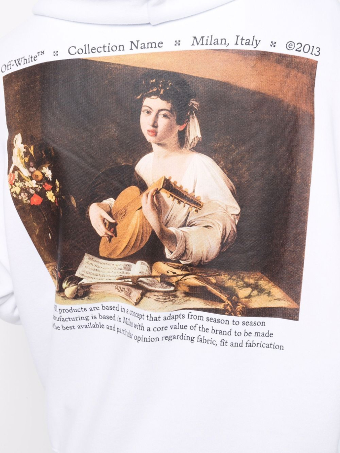 Off white caravaggio painting hoodie sale