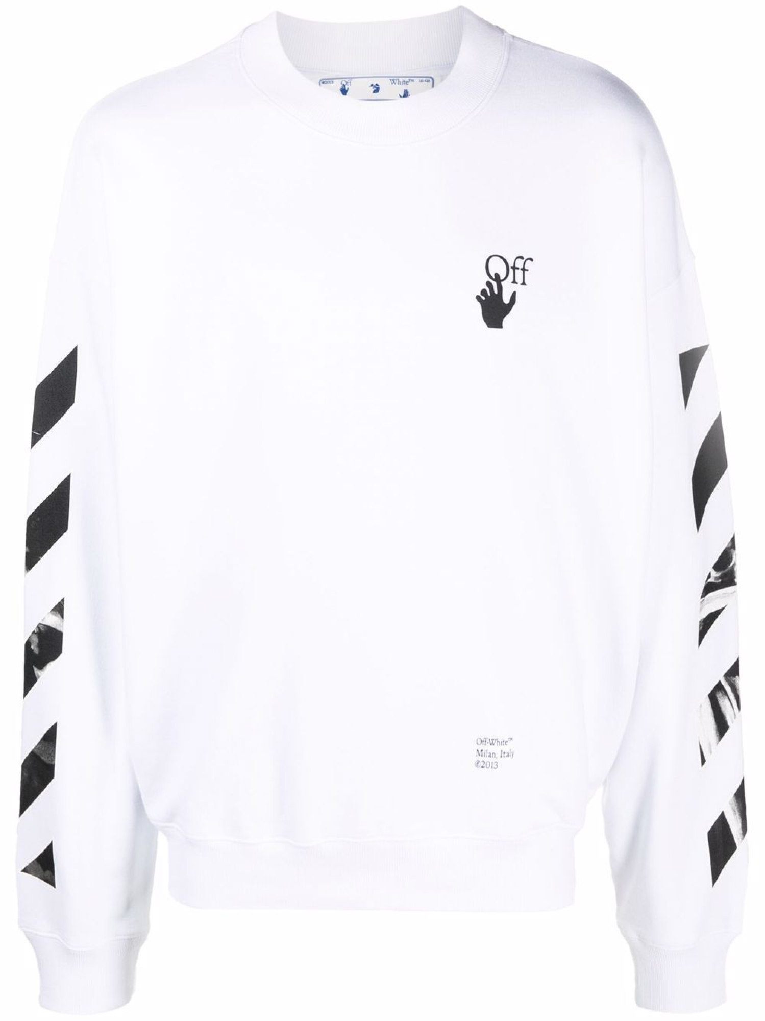 Off White Caravaggio Arrows printed sweatshirt OMBA054F21FLE0110110 Meet Market