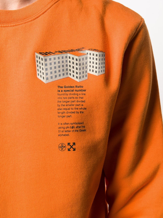 Off White Golden Ratio sweatshirt OMBA025R20E300071988 Meet Market