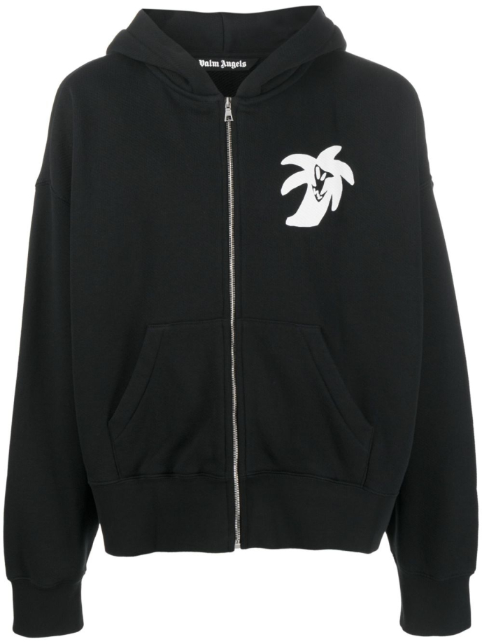 Palm angels hoodie logo sale