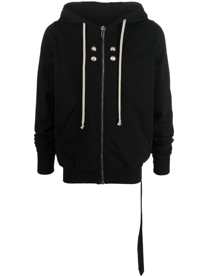 Rick Owens DRKSHDW Jason eyelet detail zip hoodie DU01C6276RIGES1 Meet Market