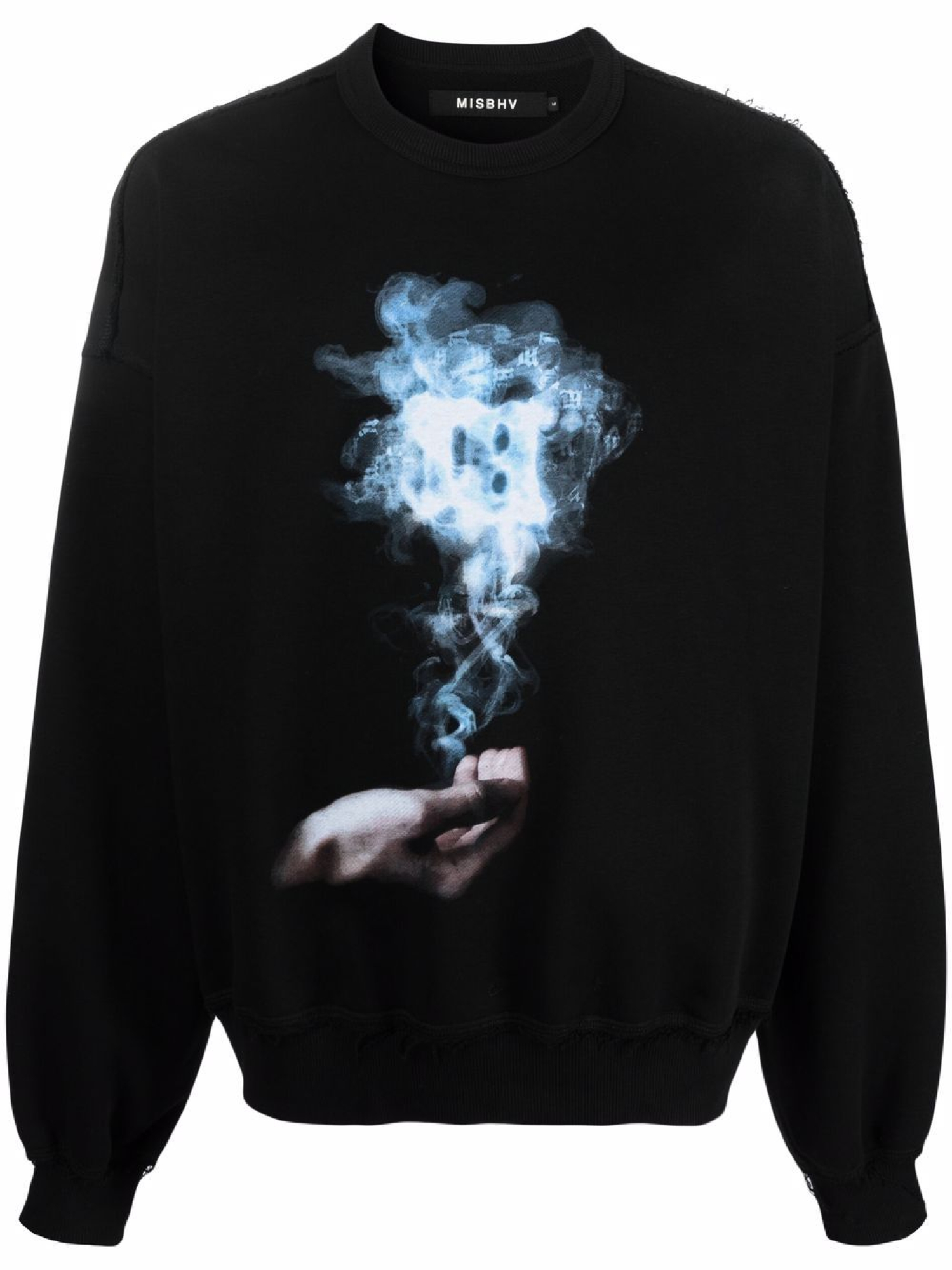 MISBHV Smoke print crew neck sweatshirt 022M112 Meet Market